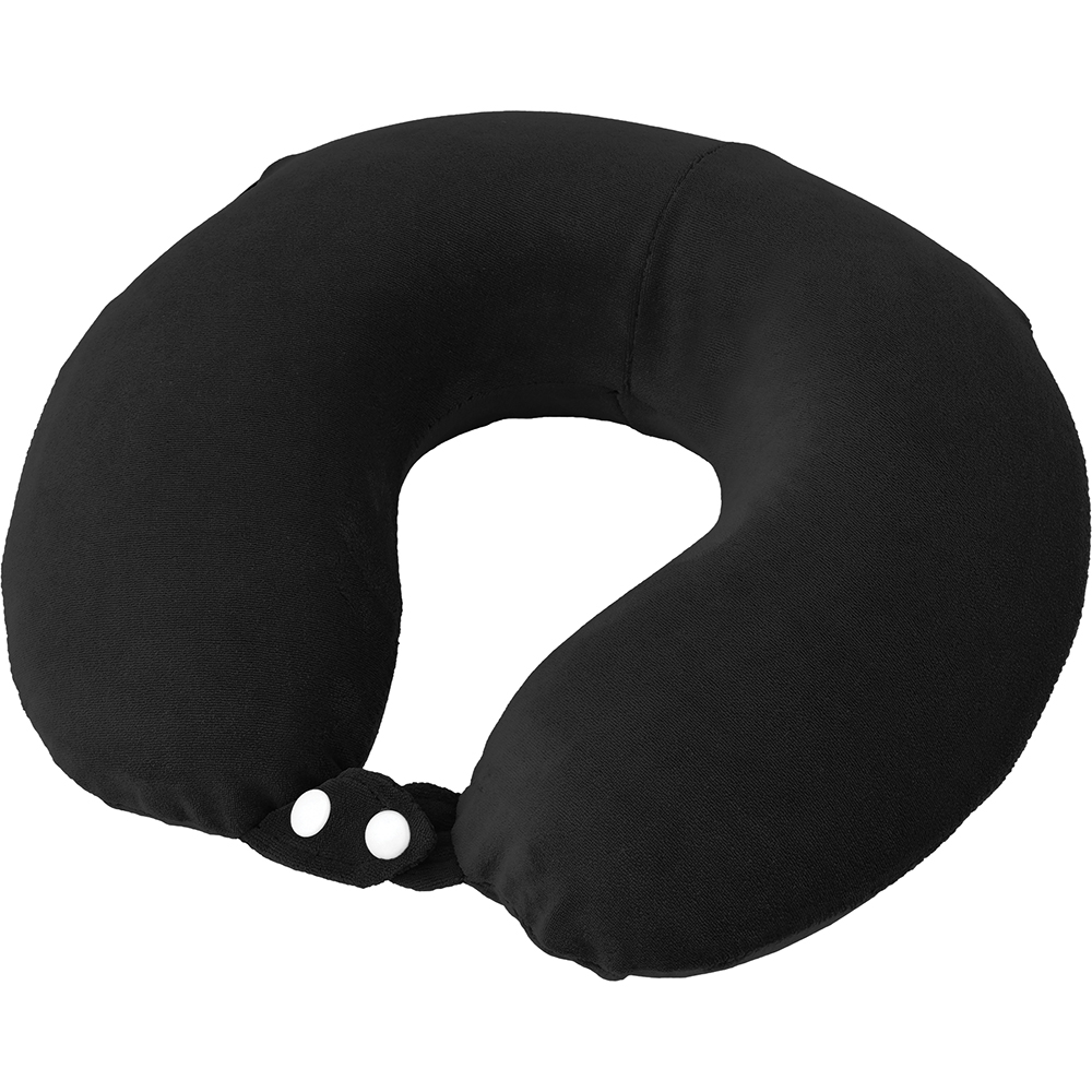 NECK PILLOW MEMORY FOAM BLACK
